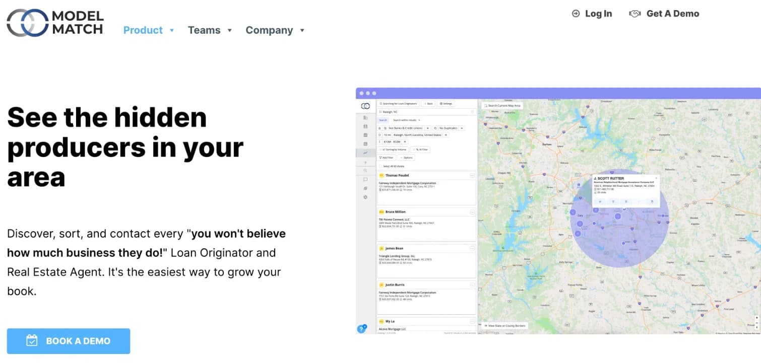 ModelMatch B2B platform copy by Dean Waye