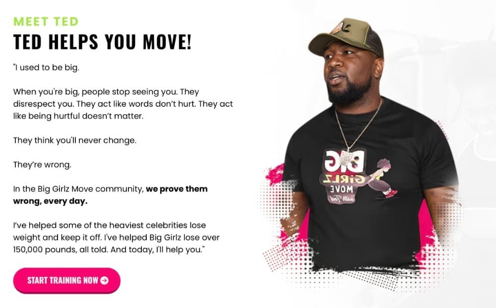 Ted Big Girlz motivational B2B content by Dean Waye