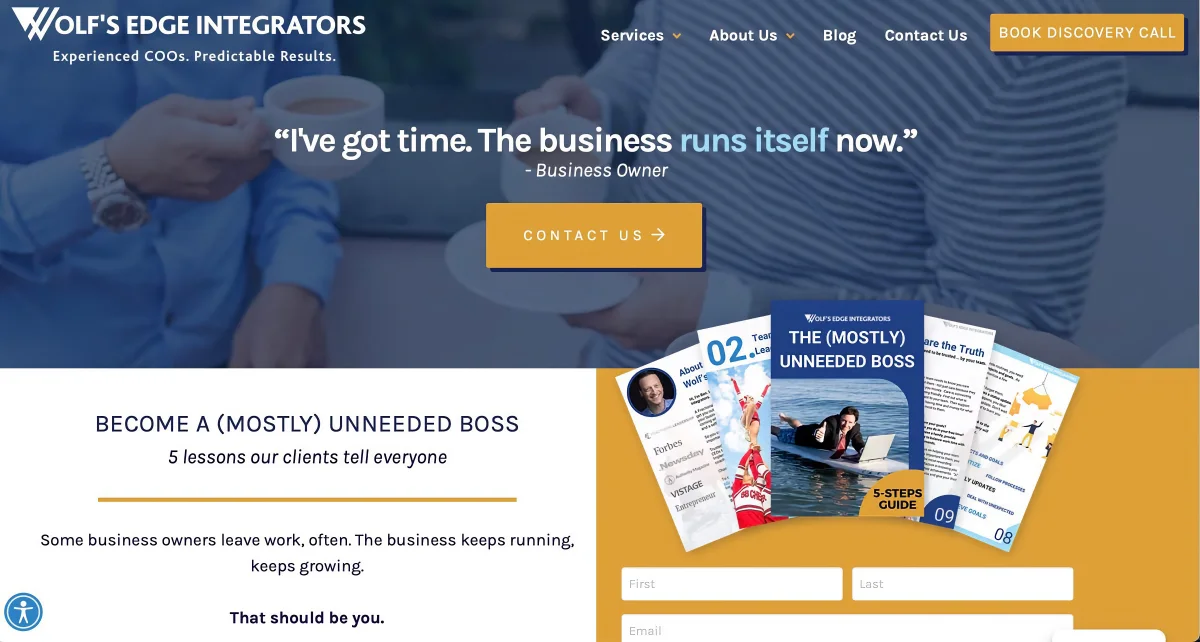 Wolf's Edge brand positioning and copy by Dean Waye